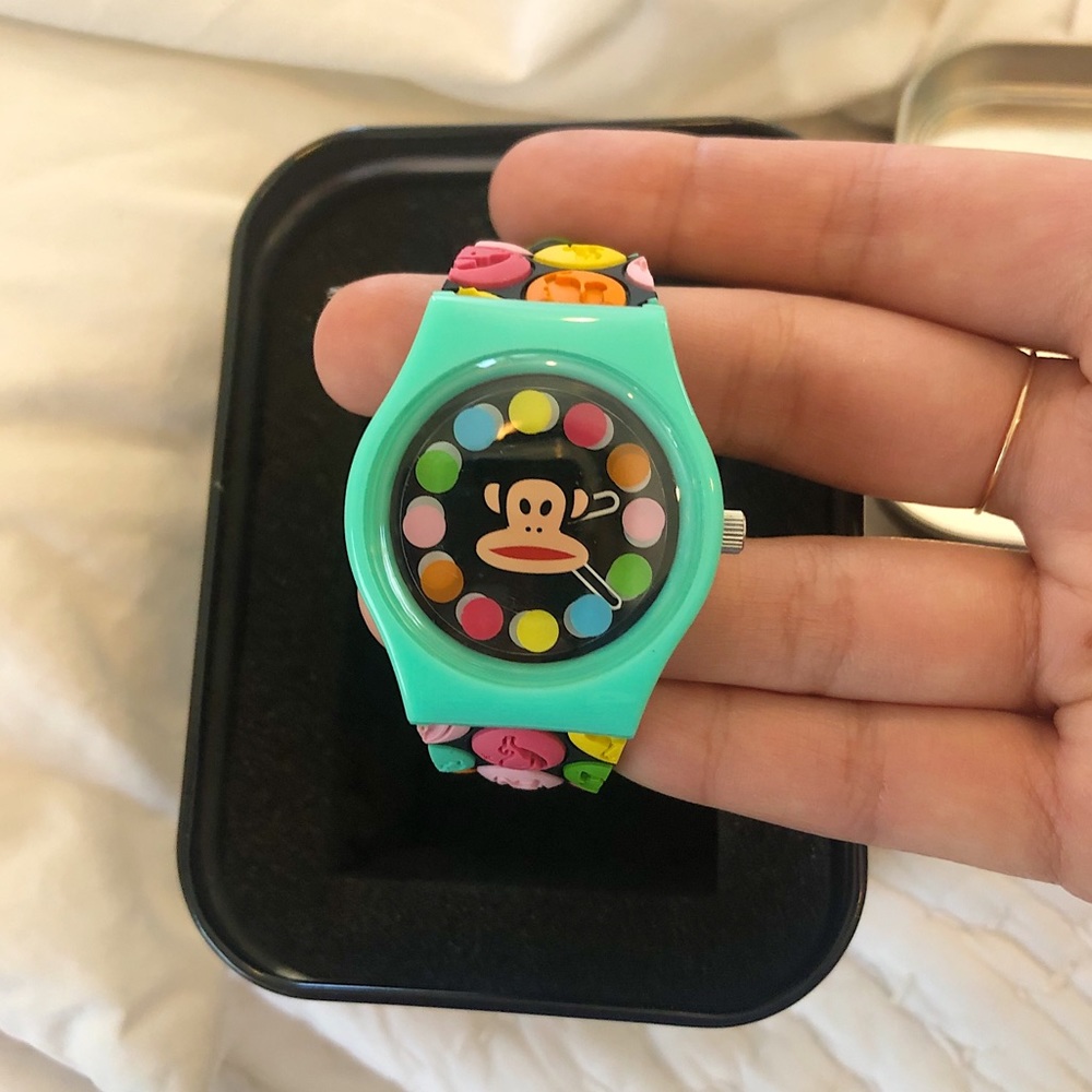 Paul Frank (Julius & Friends) polka dot watch